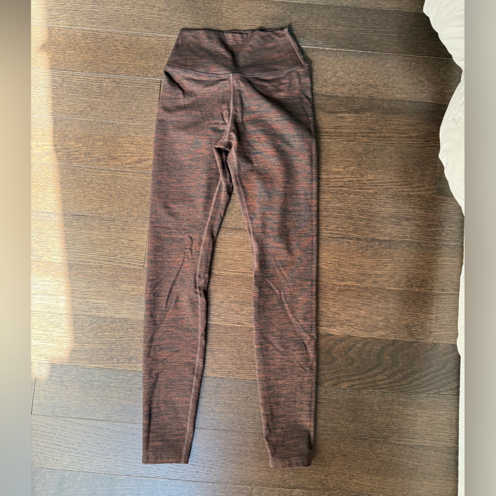 Crop Shop Boutique Espresso Marl Scrunch Leggings